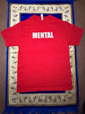 Red Mental Will Power Tshirt HeavyWeight
