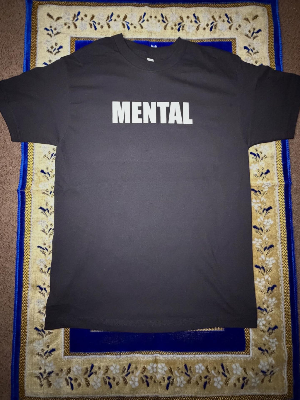 Black Mental Will Power Tshirt Heavyweight