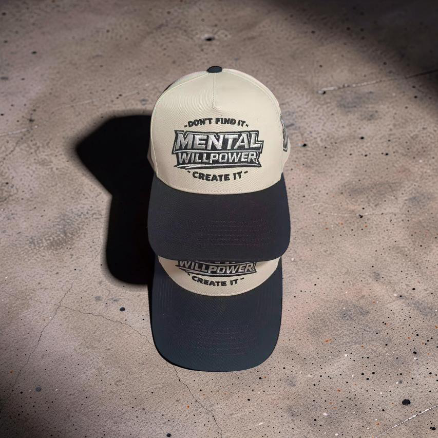 Black Mental Will Power Hat