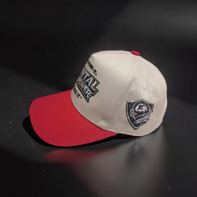 Red Mental Will Power Hat