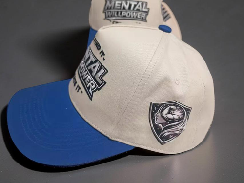Blue Mental Will Power Hat